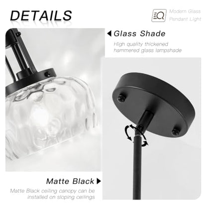 Glass Pendant Lights Kitchen Island