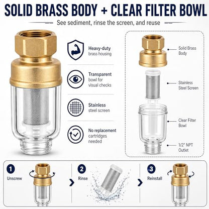 Water Filter for Washing Machine