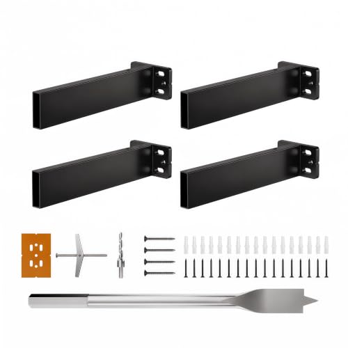 Floating Shelf Bracket for Hollow Fireplace Mantel
