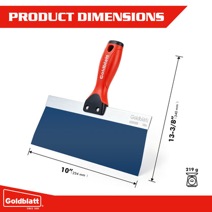 10" Blue Steel Drywall Taping Knife (10")