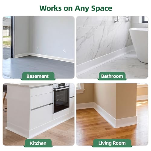 Flexible Vinyl Baseboard Molding Trim with Toe