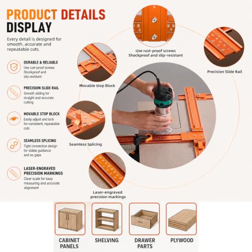 50 Inch Circular Saw Guide Rail Kit