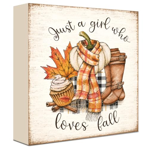 Fall Decorations for Home Wood Sign Fall Decor Shelf Decor