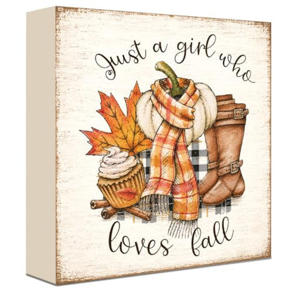 Fall Decorations for Home Wood Sign Fall Decor Shelf Decor