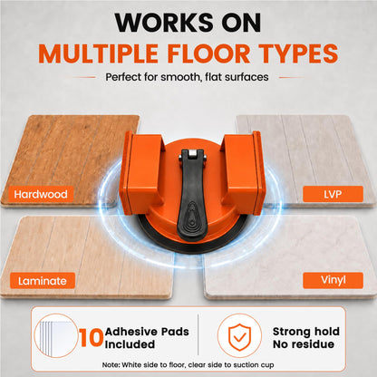 Floor Gap Fixer Tool Double 90° Suction Cup Flooring Repair Kit Pro