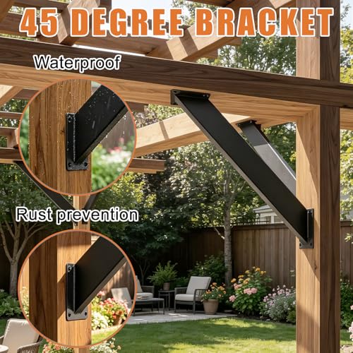 45 Degree Pergola Bracket