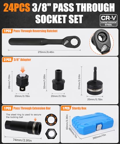 Through Bolt Socket Set