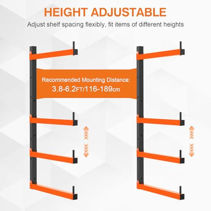 4 Level Lumber Storage Rack