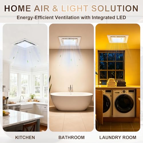 Bathroom Exhaust Fan with Light