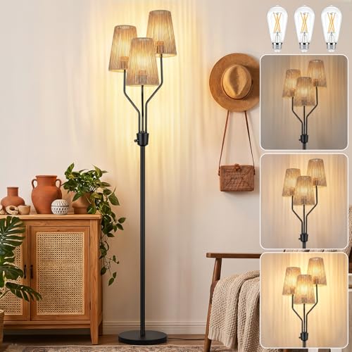 Boho 3 Light Dimmable Floor Lamp Series