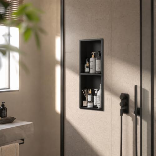 24 x 12 Inch 304 Stainless Steel Recessed Shower Niche