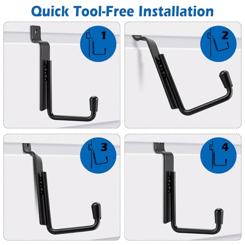 J Shaped Slatwall Hooks