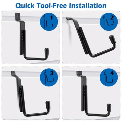 J Shaped Slatwall Hooks