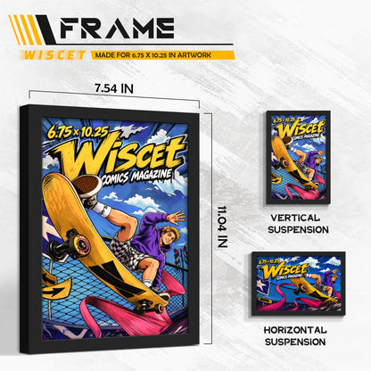 Comic Book Frame 10 Pack (Black / 6.75x10.25)