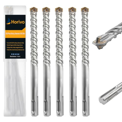 SDS Plus Carbide Cross Tip Rotary Hammer Drill Bits for Concrete and Masonry