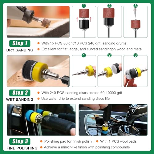 Sanding Discs Drill Polishing Kit