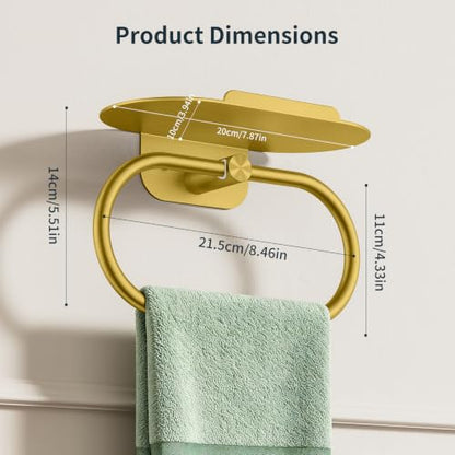 Hand Towel Holder with Shelf