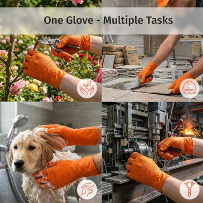 UltraDuty Orange Diamond Nitrile Gloves 10 Mil