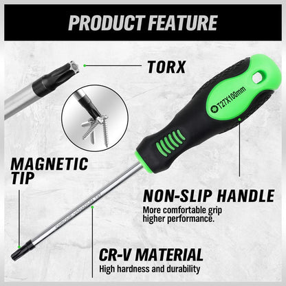 SWANLAKE Magnetic Torx Screwdriver Set (13-Piece Torx Screwdriver Set)