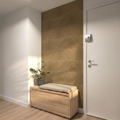 Diagonal Wall Paneling