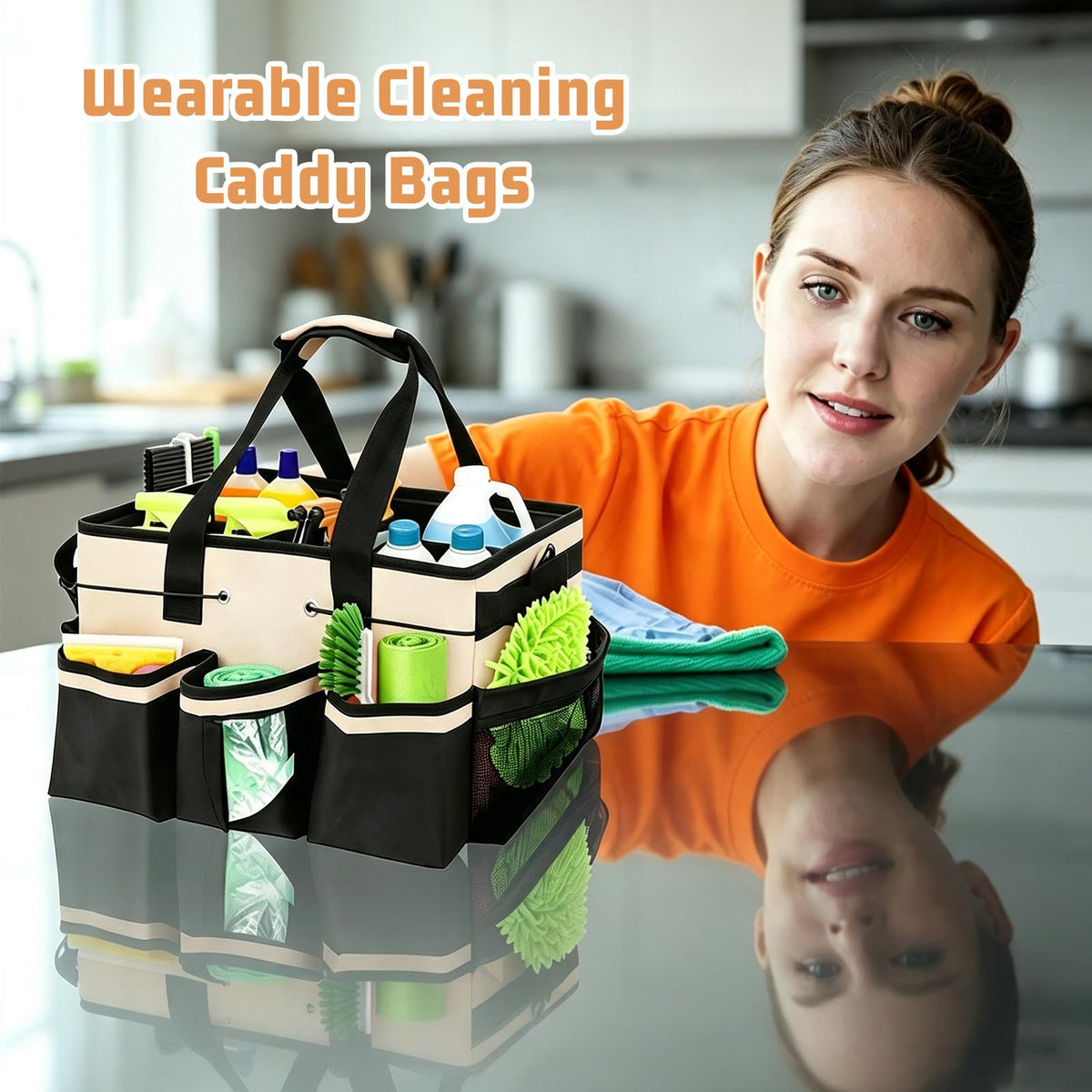White Cleaning Caddy (White)