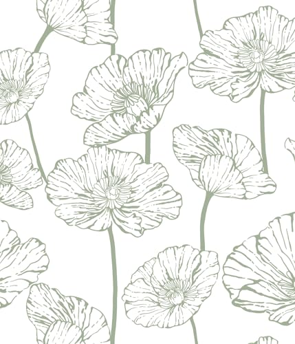 Peel and Stick Wallpaper Floral Wallpaper Self