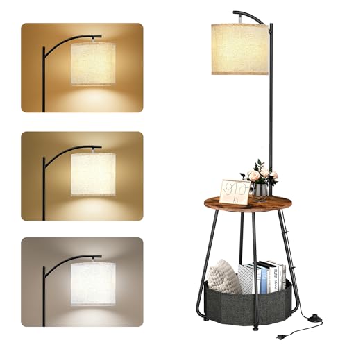 Floor Lamp with Table