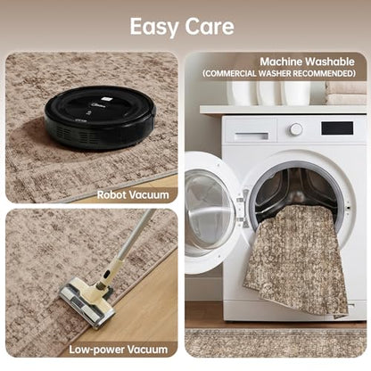 2x3 Area Rugs (Dark Brown / 2' x 3' (Rectangular))