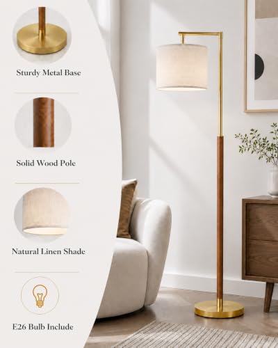Wood Floor Lamp