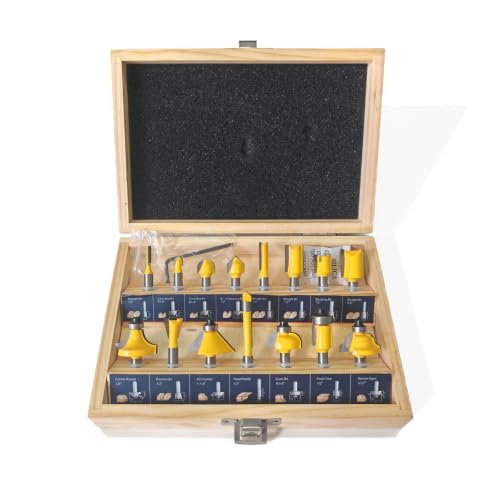 1 4" Shank Router Bits Set