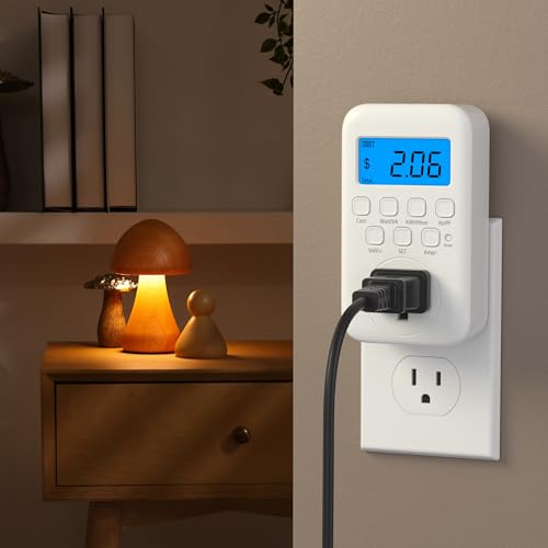 Watt Meter Plug with Backlight