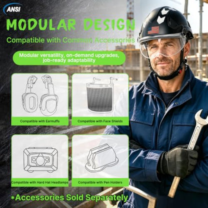 Type 2 Hard Hat with Chin Strap