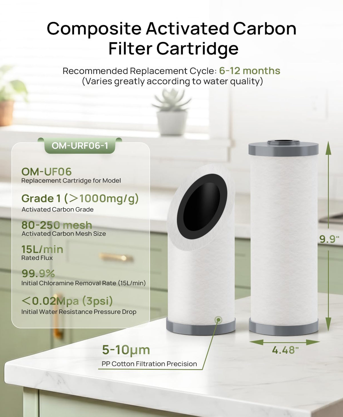 Replacement Cartridge for Whole House Water Filter OM