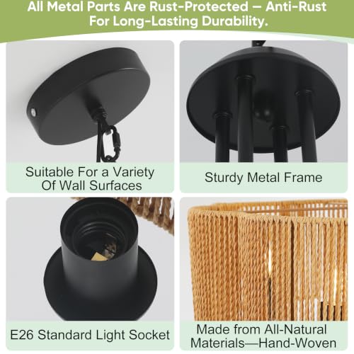 Rattan Pendant Light