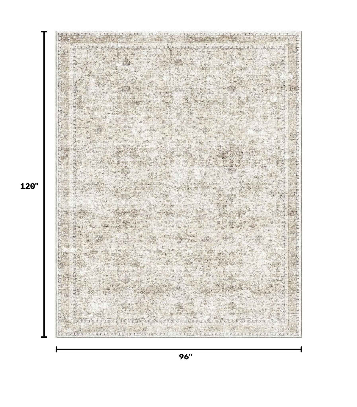 8x10 Area Rugs (Beige / 8' x 10' (Rectangular))