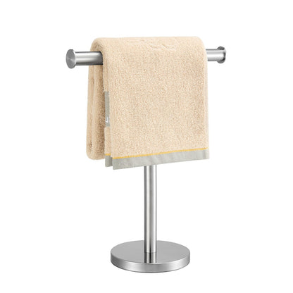 Hand Towel Holder (T-silver-1 Pack)