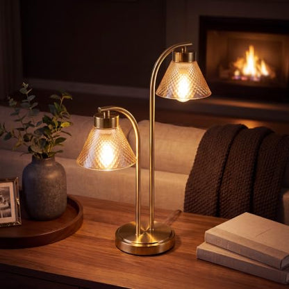 Mid Century Modern Gold Lamp for Bedroom