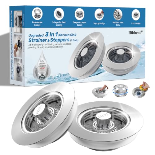 Upgraded 3 In 1 Sink Strainer