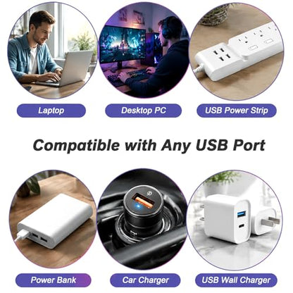 USB LED Car Interior Atmosphere Lamp