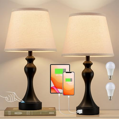 Bedroom Lamps Set of 2