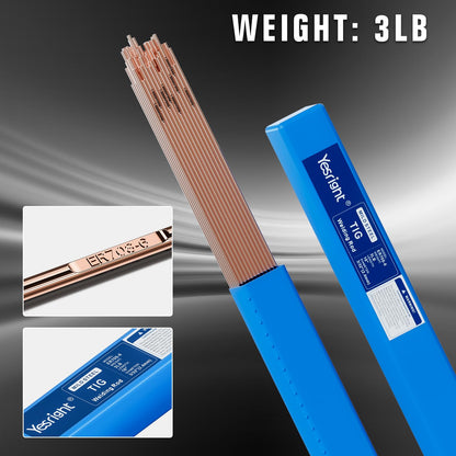 ER70S 6 Mild Steel TIG Filler Rod 3 (3/32")